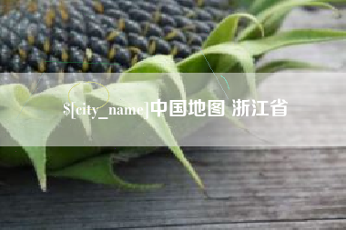 广安中国地图 浙江省