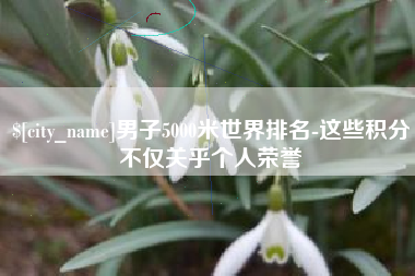 广安男子5000米世界排名-这些积分不仅关乎个人荣誉