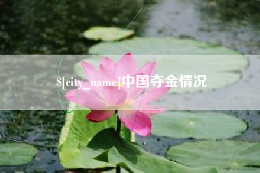 广安中国夺金情况