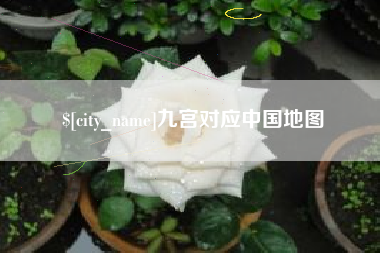 广安九宫对应中国地图