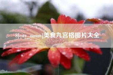 广安美食九宫格图片大全