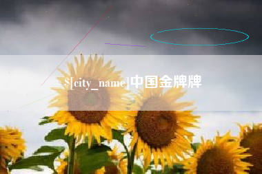 广安中国金牌牌
