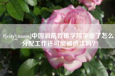 广安中国消防救援学院毕业了怎么分配工作还可能被逃汰吗？