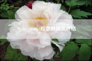 广安应急救援员价格