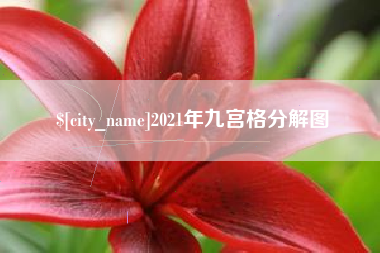 广安2021年九宫格分解图