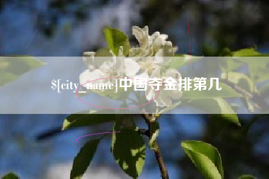 广安中国夺金排第几