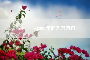广安2021年的九宫方位