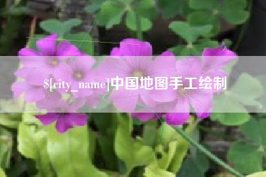 广安中国地图手工绘制