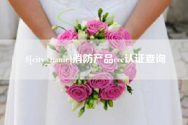 广安消防产品ccc认证查询