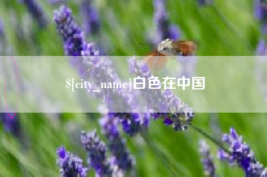 广安白色在中国