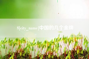 广安中国的几个金牌